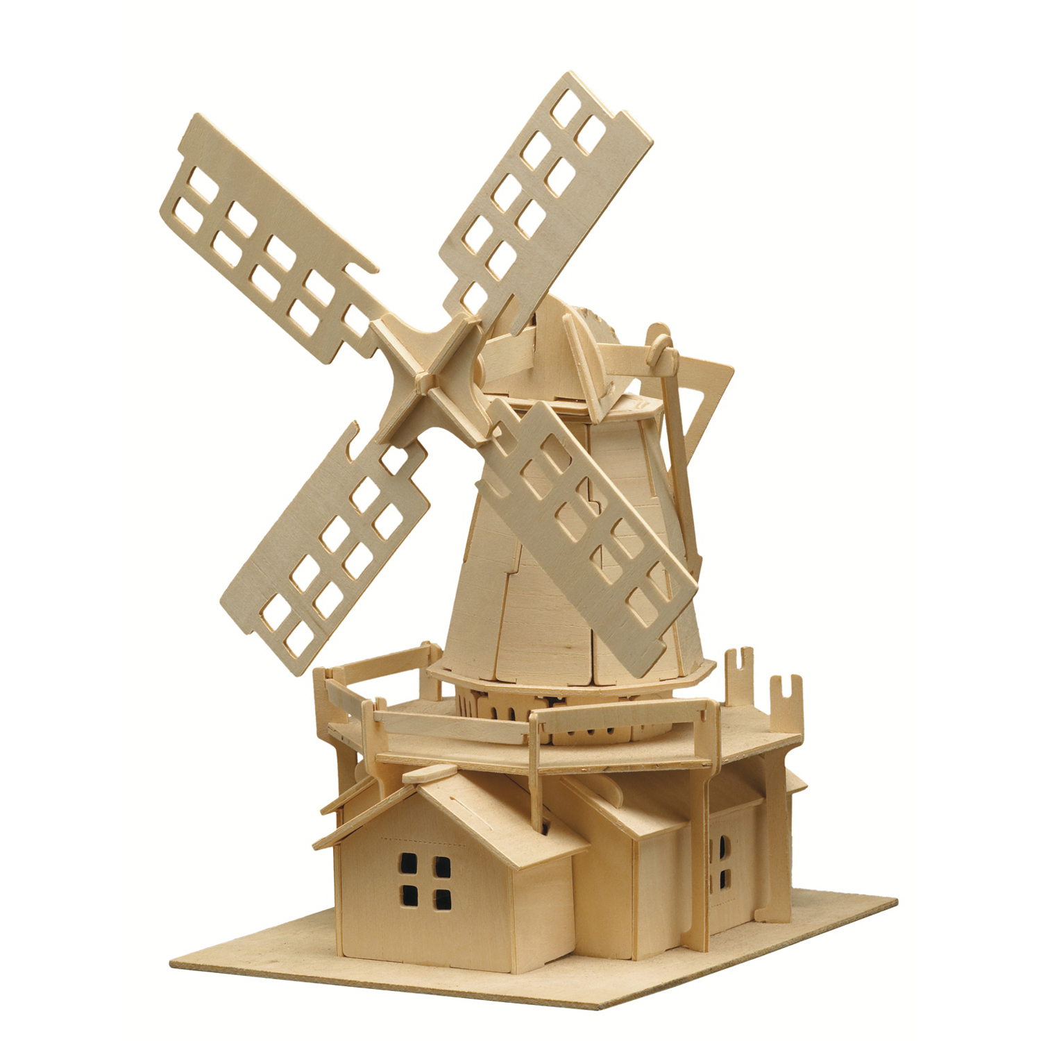 Holzbausatz Windmühle