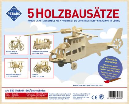 Holzbausatz Technik-Set (850/1-5)
