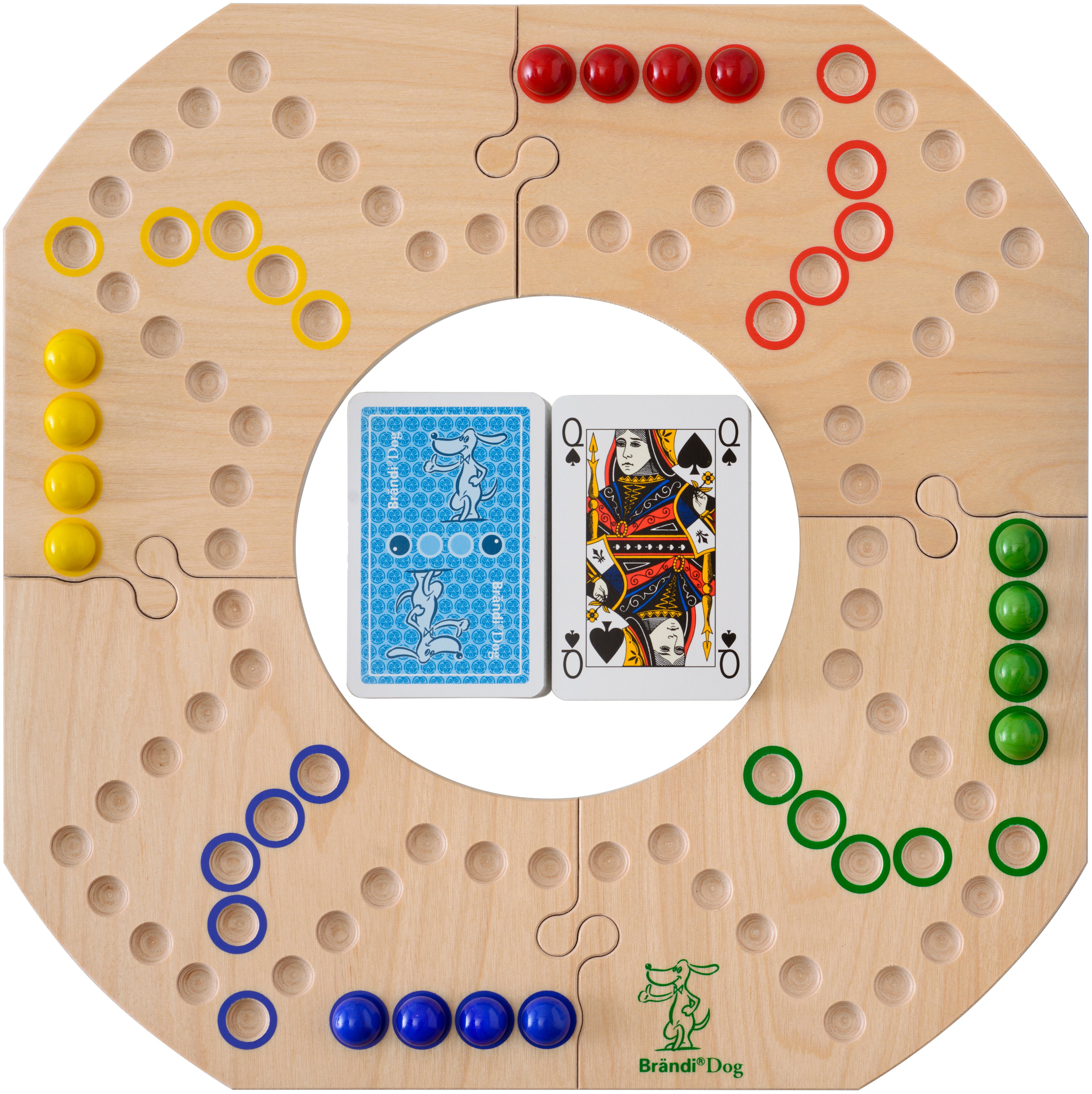 Brändi Dog 4er Set, Grundversion für 4 Spieler